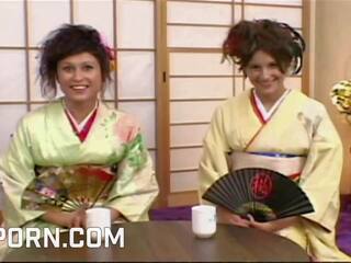 Deux rude samurai coqs baise dur une sexies europeam filles