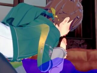 Konosuba yaoi - kazuma broche com ejaculações em sua boca - japonesa asiática mangá anime jogo x classificado filme homossexual