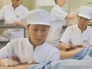 Japonais infirmière travail poilu pénis, gratuit x évalué film b9