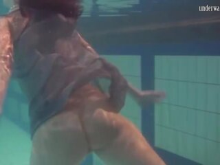 Excellent Perfect Body and Big Boobs Teen Katka Underwater