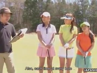 Asiatico golf ha a essere eccentrico in uno modo o altro: xxx film c4 | youporn