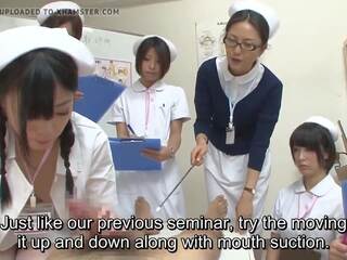 Jav verpleegkundigen cfnm afrukken pijpen demonstration ondertiteld