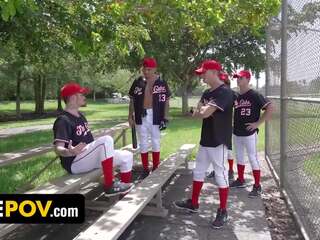 Flirty MYLF Callie Brooks Must begin a Less-Than-Spectacular Baseball Team to Stardom