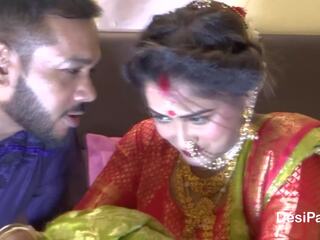 Newly ženatý indický paní sudipa tvrdéjádro honeymoon první noc pohlaví film a creampie