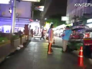 רוסי strumpet ב בנגקוק אדום אור district [hidden camera]