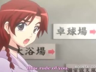 Rousse hentaï séduisant bombasse donnant mésange emploi en l'anime vidéo