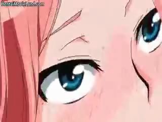 Võluv ingver anime teismeline puhumine toru part5